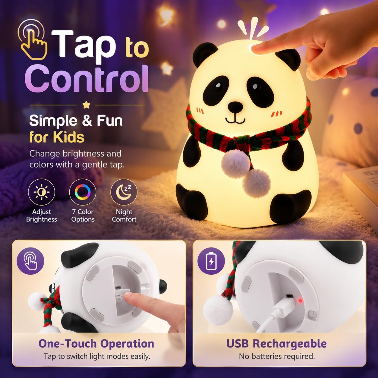 Panda Night Lamp