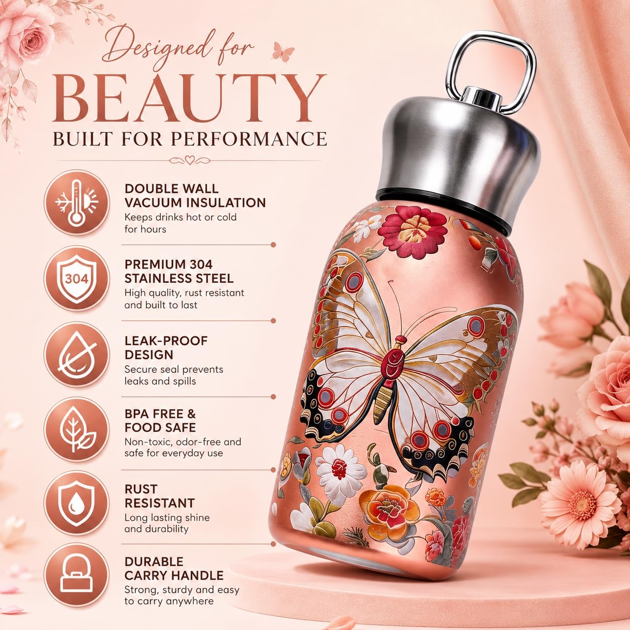 Printed Bottle with Carry Handle